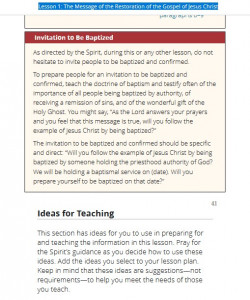 Preach my gospel baptism 2